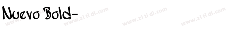 Nuevo Bold字体转换